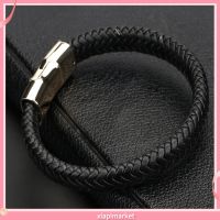 【Fresh】❀Vintage Men Weave Faux Leather celet Bangle Wristband Party Jewelry Gift