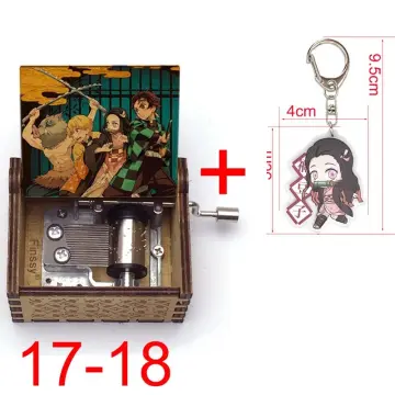 Totoro Kimetsu No Yaiba Kamado Nezuko Gurenge Music Theme Wood Music Box  Cosplay Fans Friends Christmas Gift New Year Gift