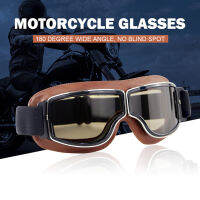 AA【ส่งจากกรุงเทพฯ 】แว่นตากันลมสำหรับขี่มอเตอร์ไซค์ Universal Vintage Motorcycle Goggles สากลกลางแจ้ง windproof วินเทจรถจักรยานยนต์แว่นตาหมวกกันน็อครถมอเตอร์ไซด์แว่นตา