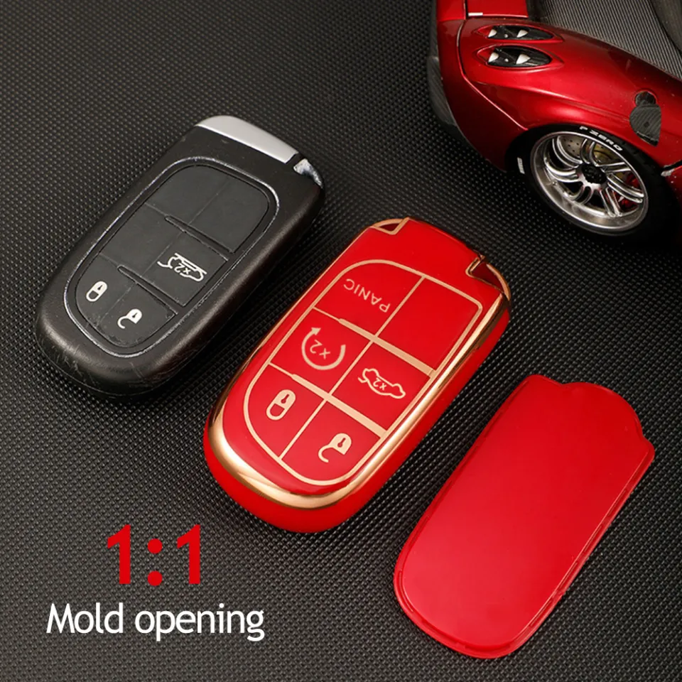 Silicone Car Key Case For Fiat, Anti-drop Key Protector