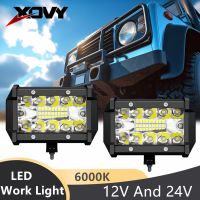 【hot】∋▨№  4 Inch Led Car 6000K 8000LM 24v 12v Bar Driving Offroad Boat Tractor Truck