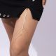 Sexy Multilayer Tassel Pearl Clip Bead Leg Chain for Women Simple Adjustable Elastic Thigh Chain Beach Body Jewelry