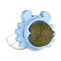 Hanging Catnip Ball Crab Shape Catnip Balls Toy For Cats Teeth Cleaning Dental Kitten Toy Teeth Grinding Chew Catnip Toy Toys