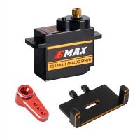 ES08MA II Steering Servo with Servo Mount and Servo Arm for Axial SCX24 1/24 RC Crawler Car Upgrade Parts Accessories