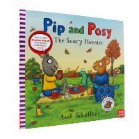 Original English picture book PIP and possy the scar monster paperback picture book Axel Scheffler picture book