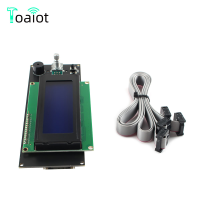 2004โมดูลจอแสดงผล LCD 3D Printer Controller พร้อม Adapter RAMPS 1.4 Mendel (20ตัวอักษร X 4เส้น) สำหรับ Anet A8