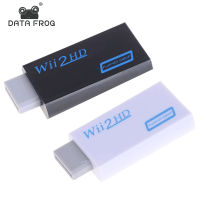 DATA FROG Wii to HDMI-compatible Converter Wii2 HDMI-compatible 1080P Adapter Output Video 3.5mm Audio for PC TV Monitor Display Adapters