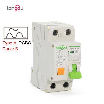 【✲High Quality✲】 quan59258258 พิมพ์ A Curve B Rcbo 6ka 1pn 16a 40a กระแสไฟฟ้าตกค้างของแม่เหล็กไฟฟ้าเบรกเกอร์ป้องกันกระแสเกินและการรั่วซึม