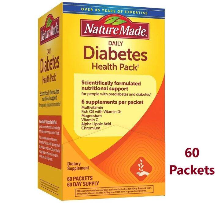 Nature Made Diabetes Health Pack - 60 Packets | Lazada PH