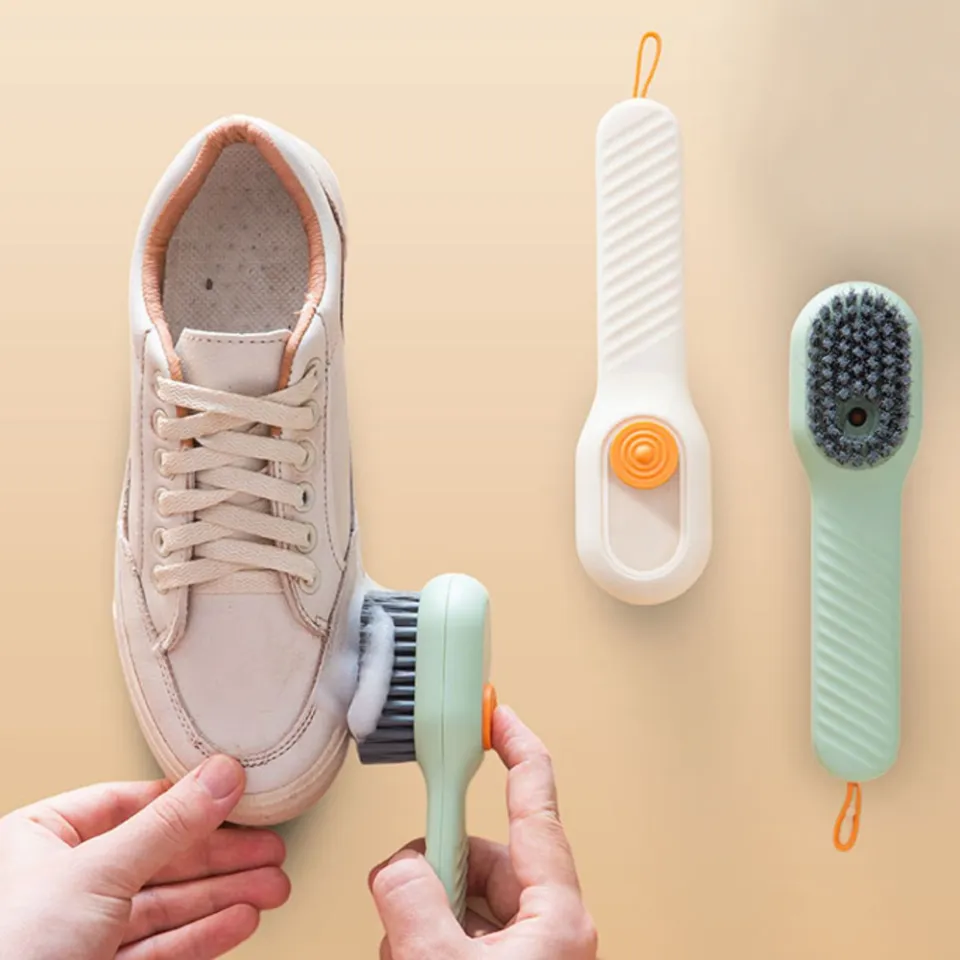 Scrubbing Brush Hard Bristle Laundry Clothes Shoes Scrub Brush Portable  Plastic Hands Cleaning Brush for Kitchen Bathroom