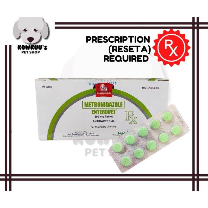Enterovet Metronidazol for Dogs and Cats SOLD per TABLET Lazada PH