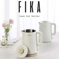 NEOFLAM FIKA 1000A กาต้มน้ำไฟฟ้าไร้สายแบบสัมผัสปลอดภัย (1.7 ลิตร) 9 ถ้วย 1800 วัตต์ สีงาช้าง