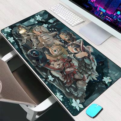 Made in Abyss Mouse Pad Large Gaming Accessories Mouse Mat Keyboard Mat Desk Pad XXL Computer Mousepad PC Gamer Laptop Mausepad Basic Keyboards
