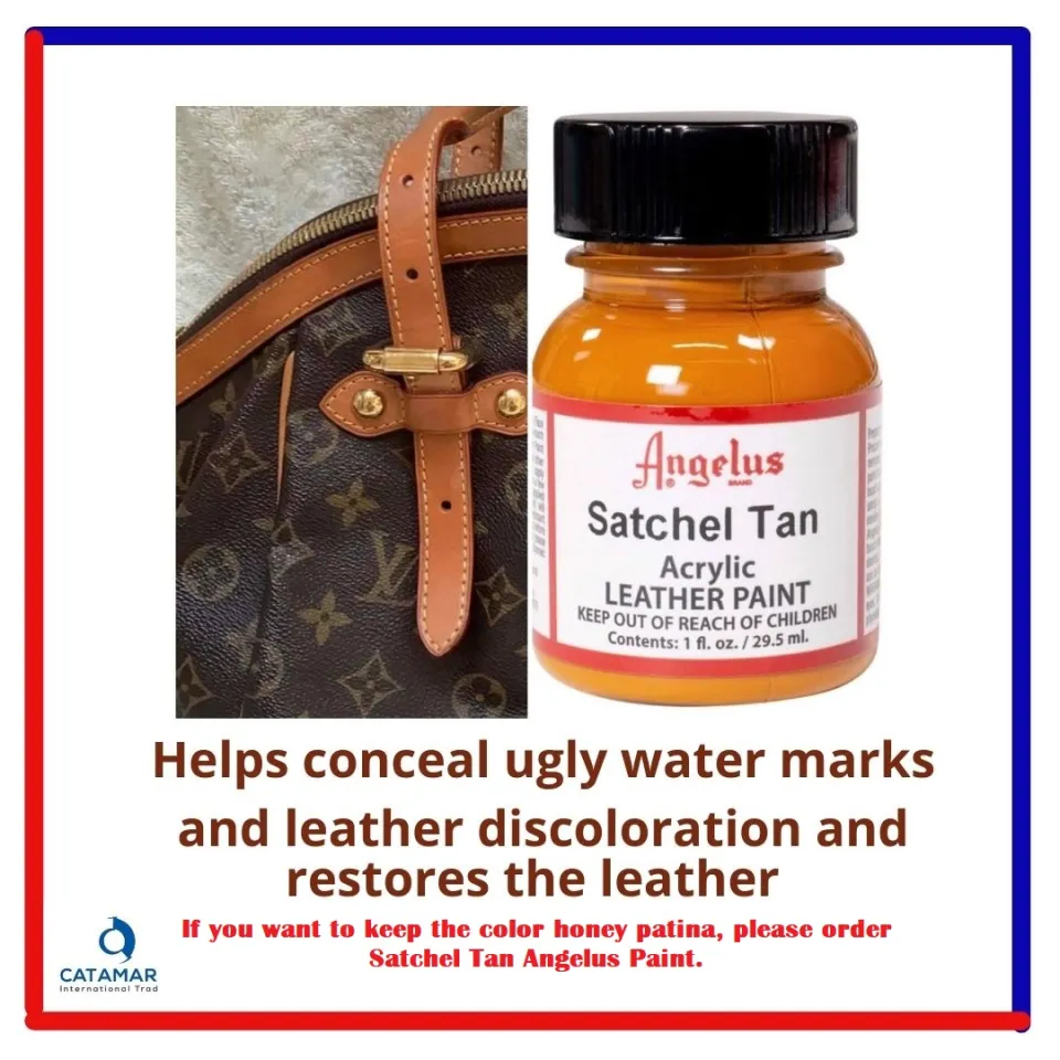 ANGELUS ACRYLIC PAINT VACHETTA helps conceal ugly water marks and
