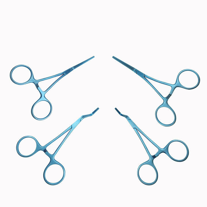 Sandi Micro Kitzmiller Clamp LeftRight Angled Jaw Notched Vascular