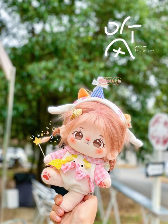 for-1520cm-doll-toy-change-clothes-outfits-cosplay-accessories-gift-spring-egg-yolk-pie-strawberry-jam-suit-clothing-costume