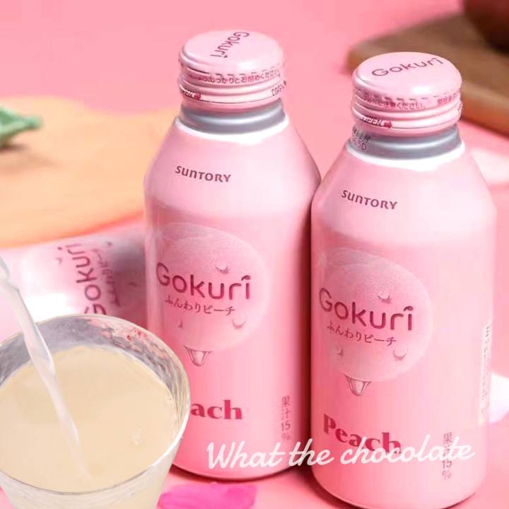 น้ำพีช-gokuri-suntory-นำเข้าจากญี่ปุ่น