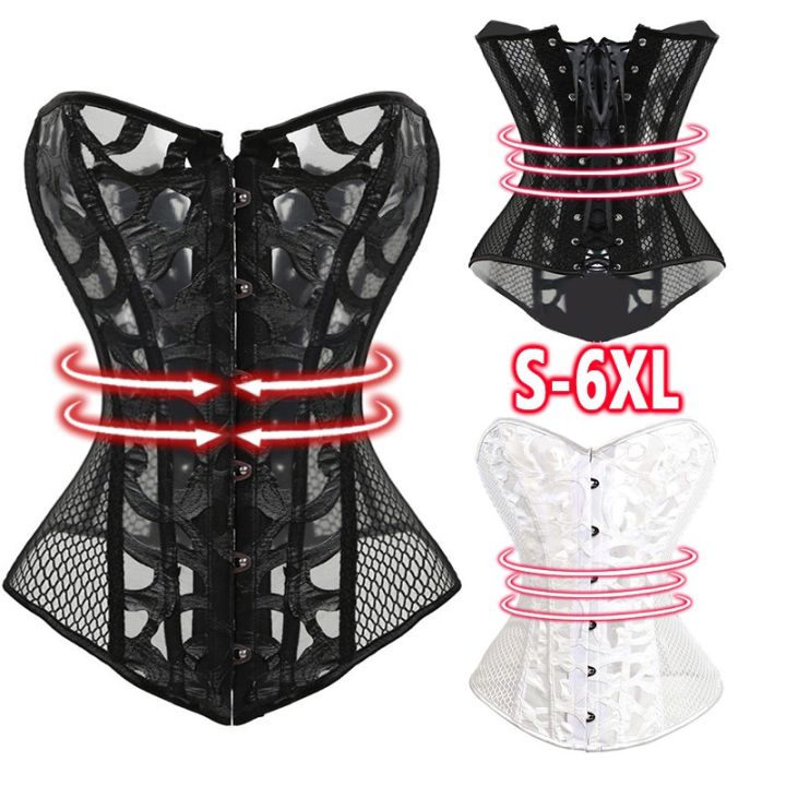 ผู้หญิง-corsets-corset-belly-slimming-overbust-shapewear-พลัสขนาด-sexy-corset-tops-ชุดคอร์เซ็ท-ชุดกระชับสัดส่วน-พลัสไซซ์