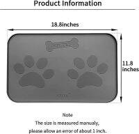 แมวอาหารเสื่อสัตว์เลี้ยง Placemat ชามสุนัข Pad ลูกสุนัขป้อนแผ่นลูกแมวให้อาหารเสื่อซิลิโคนกันลื่นเหมาะสำหรับสุนัขขนาดกลางขนาดเล็ก