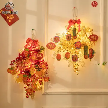 For Fortune pendant New Year decoration New Year decoration Spring Festival  Festival pendant New Year decoration New Year Spring Festival New Year's  Day Scene Layout 2024 Year of the Dragon Living Room
