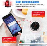 Smart Gas Leak Detector Tuya Wifi Smart Natural Gas Alarm Sensor LED Digital Gas e Alarm ทำงานร่วมกับ Smartlife