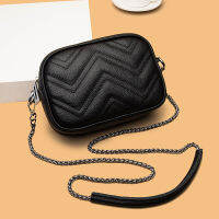 Genuine Leather Chain Woman Shoulder Bag Fashion Design Handbag Ladies Zipper Crossbody Bag High Quality Messenger Bag Totes