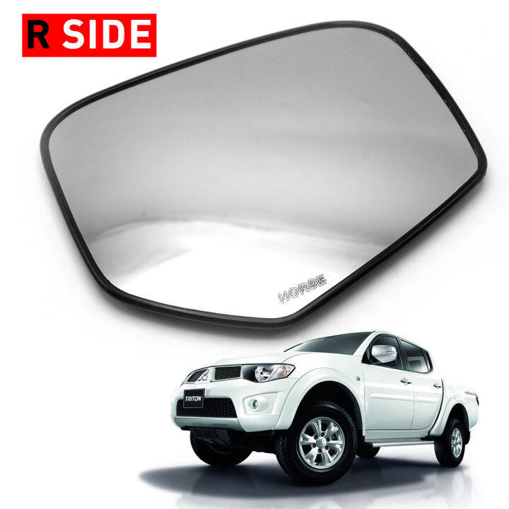 เนื้อเลนส์กระจก ข้าง ขวา ใส่ Mitsubishi L200 Triton Pick Up 2005 2015