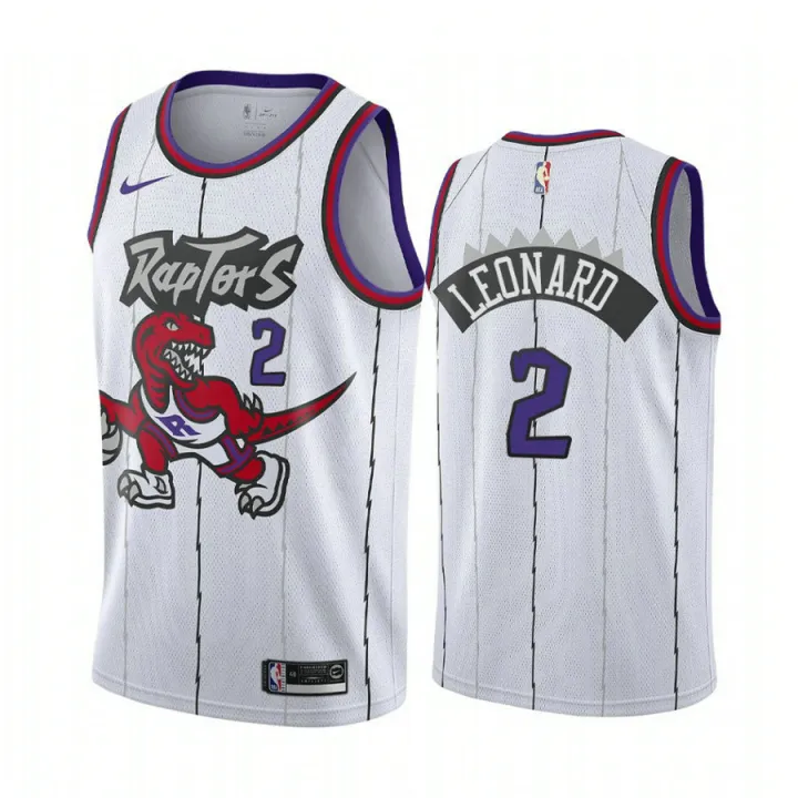 Men Basketball Uniform NBA Toronto Raptors#2 Kawhi Leonard Basketball  Jersey Classic Basketball Swingman Sleeveless Top,L175~180CM