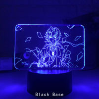 Bungo Stray Dogs Osamu Dazai Lamp for Room Decor Friend Birthday Gift Gadget Nakahara Chuya Night Light Anime Neon Lights Dazai