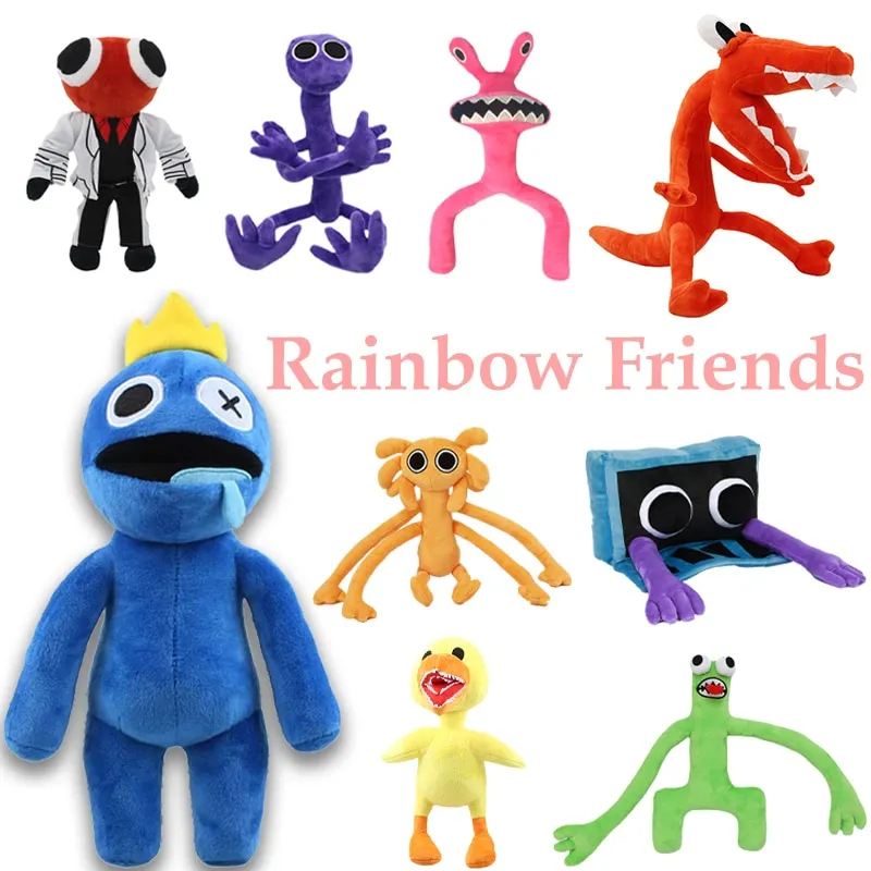 ⚡Rainbow Friends⚡30cm Roblox Rainbow Friends2 De PelúciaChristmas Rainbow  Friends capítulo 2 pelucia Gift Doll