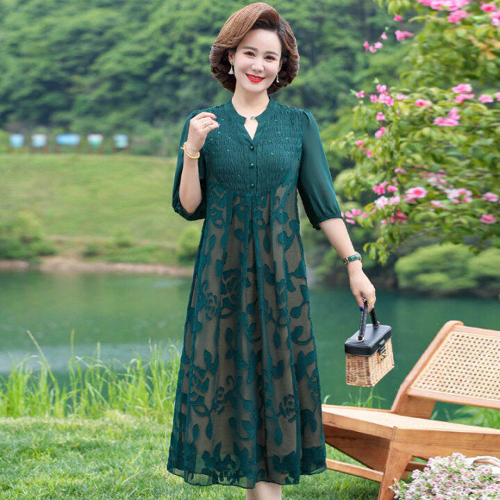 modest women dress The Modest Luna Dress Blue / M
