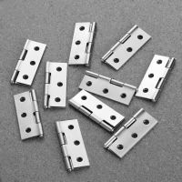 30PCS Folding Hinges Portable Black Decor Loose- leaf Mute Flat Hinge for Window Home Door Hardware Locks