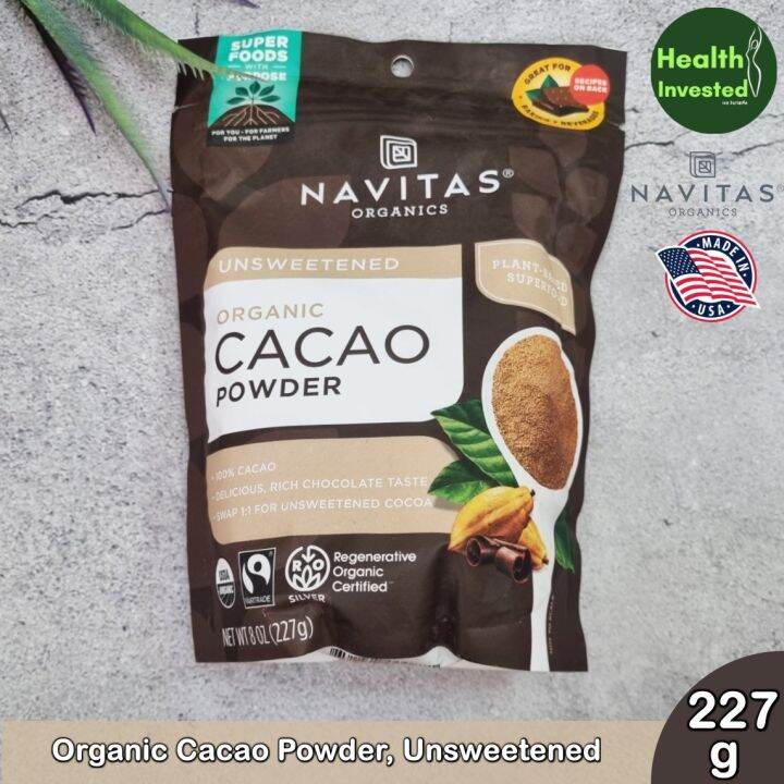 Organic Cacao Powder, Unsweetened 227 g | Lazada PH