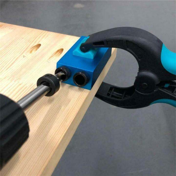 【New Arrival】15 Degree Angle Pocket Hole Jig Kit 6/8/10mm Angle Drill