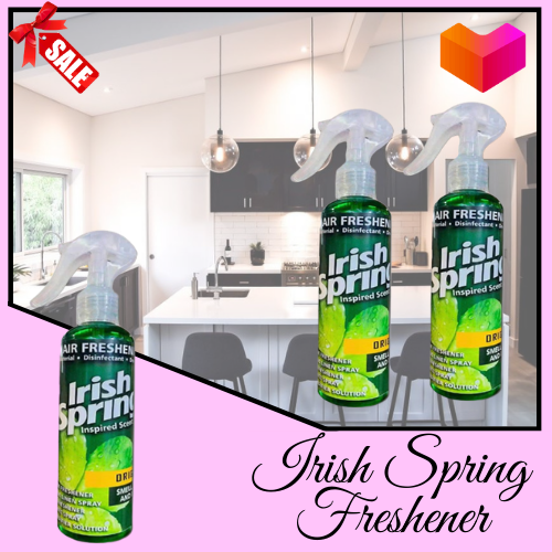 New Air Freshener IRISH SPRING With Trigger Spray 250 ml Room & Linen