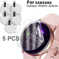 5 Pcs High Definition Anti-shock Film For Samsung Galaxy Watch Active SM-R500 Smart Watch Explosion-proof Screen Protector Screen Protectors