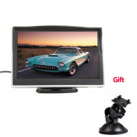 5 inch TFT LCD Screen Car Monitor HD800*480 Reversing Parking Monitor with 2 Video Input For Reverse Rearview Camera