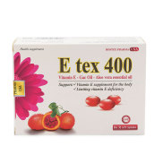 Vitamin E Đỏ dầu gấc tinh dầu lô hội E Tex 400 đẹp da chống lão hóa