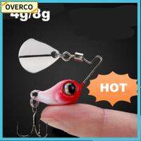 OVERCO รอกสปินเนอร์ จม เลื่อม การสั่นสะเทือน ช้อนโลหะ เหยื่อตกปลาโลหะ Wobblers Crankbaits VIB ล่อ ตะขอแหลม