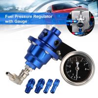 Vehicle Refitting Fuel Supercharger 7 Colors Car Essories With Gauge Kit Adjustable Fuel Pressure Regulator With LOGO