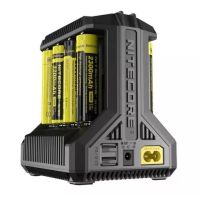 เครื่องชาร์จ Nitecore i8 ของแท้ โค้ดเช็คได้ (ไม่แถมถ่านชาร์จ) ที่ชาร์จแบตเตอรี่ ทั้งหมด8ช่องสำหรับ IMR18650 16340 10440ดับเบิลเอทริปเปิลเอ14500