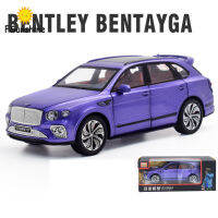 1:24อัลลอยรถรุ่นเข้ากันได้สำหรับเบนท์ลีย์ Bentayga จำลองดึงกลับรถเครื่องประดับสำหรับของขวัญเด็ก【cod】