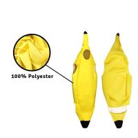 Adult Unisex Funny Banana Suit Yellow Costume Light Halloween Fruit Fancy Party Festival Dance Dress Cosplay Banana Costume