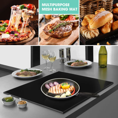 Induction Hob Protector, Mesh (Magnetic) Silicone Induction Hob Covers, Silicone Induction Hob Protector Mat, Electric Cooker Scratch Protector for Induction Stove