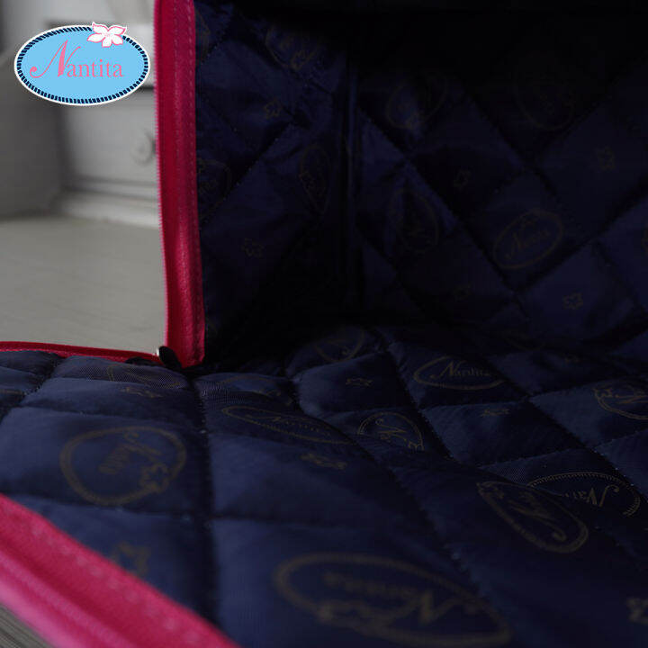 nantita-กระเป๋าใส่เครื่องสำอางทรงสี่เหลี่ยม-bcc457-l