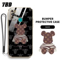 เคสโทรศัพท์ YBD สำหรับ Infinix Hot 8 Pro X650 X650C Hot 9 Play X680 X680B X680C X655 X655B X655C ไล่ระดับสีเคสโทรศัพท์นิ่มโปร่งใสกันกระแทกพร้อมกรอบป้องกันกล้องเลนส์คลุมทั้งหมด