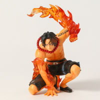 Hi Toy OnePiece Portgas D Ace รุ่นรบฟิกเกอร์ PVC ของเล่นโมเดลสะสม