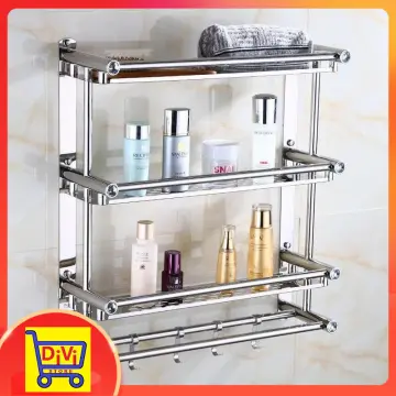 Bathroom Storage Shelf, 3-tier Space Saver Organizer Rack, Freestanding Bathroom  Organizer Storage Rack, Bathroom Organizers And Storage, Bathroom  Accessories - Temu Philippines