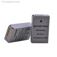 850mAh EN-EL24 EN EL24 ENEL24 Battery for Nikon 1 J5 1J5 DL18-50 DL24-85 Digital Cameras new brend Clearlovey