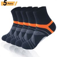 5 Pairs Lot High Quality Mens Cotton Socks Black Sports Socks Casual Run Autumn Winter Socks Breathable Male Sokken Large Size